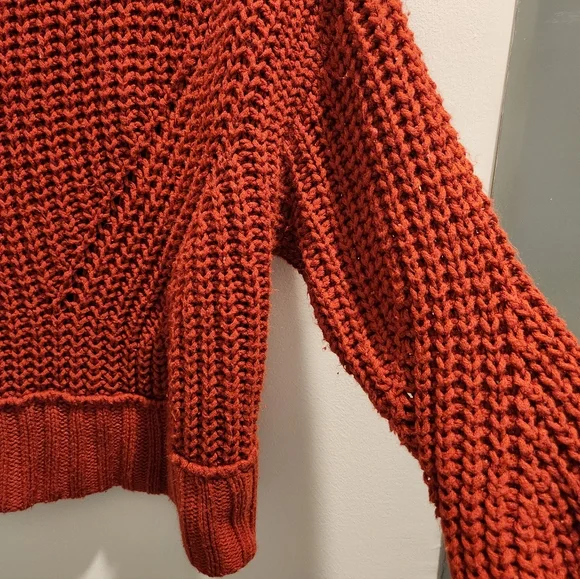 moon & madison Brick Red Chunky Knit Sweater - Picture 4 of 6